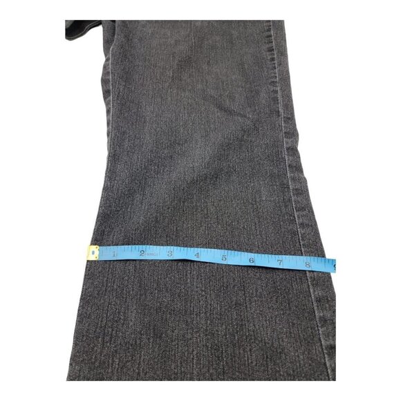 LEE STYLE UP YOU ARE GORGEOUS PULL-ON BOOT CUT JEANS PANTS Sz 18M BLACK - Picture 8 of 8